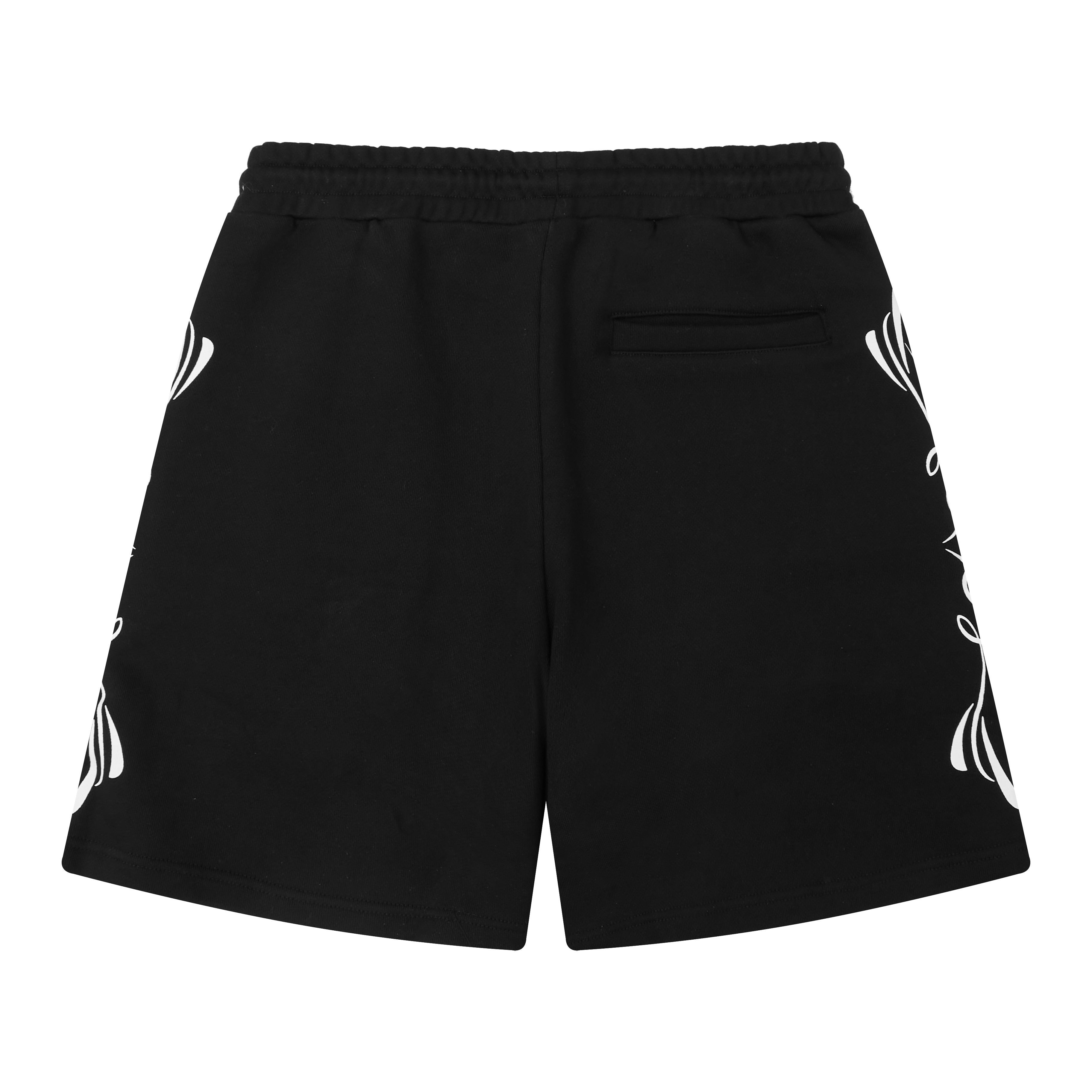 Chrome Fleece Shorts (Black Wash)